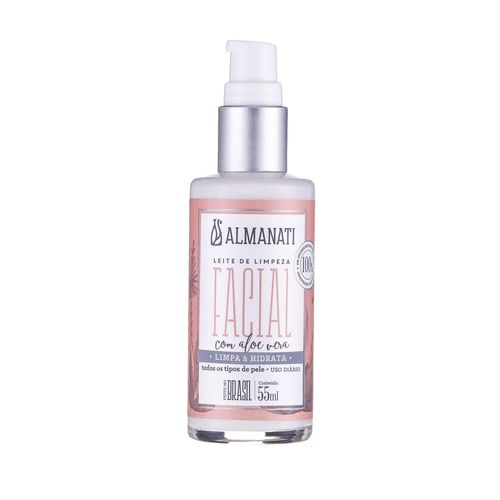 Leite de Limpeza Facial Natural 55ml - Almanati
