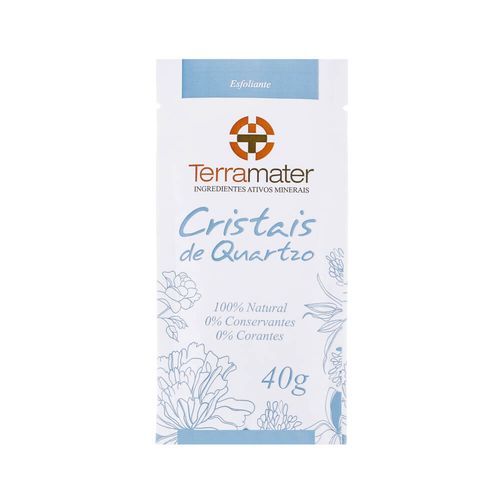 Cristais de Quartzo Esfoliantes Orgânico 40g - Terramater