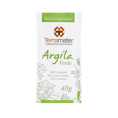 Máscara de Argila Verde Orgânica 40g – Terramater