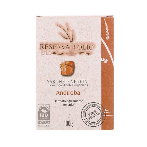 Sabonete de Andiroba Orgânico 100g – Reserva Folio