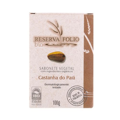 Sabonete Castanha do Pará Orgânico 100g – Reserva Folio