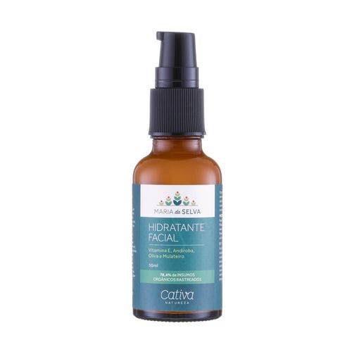 Hidratante Facial Natural Maria da Selva 50ml – Cativa Natureza
