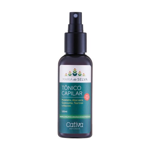 Tônico Capilar Estimulante Natural Maria da Selva 120ml – Cativa Natureza