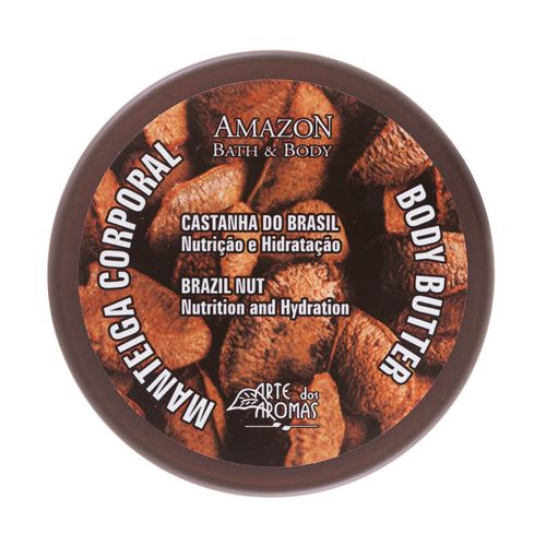 Manteiga Hidratante Corporal Natural Castanha do Brasil 196g – Arte dos Aromas