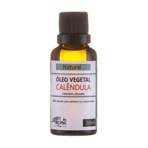 Óleo Vegetal Natural de Calêndula 30ml - Arte dos Aromas
