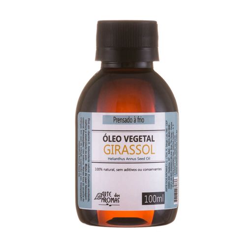 Óleo Vegetal Natural de Girassol 100ml - Arte dos Aromas