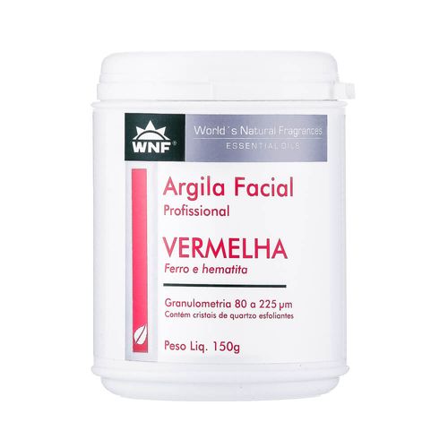 Argila Facial Profissional Vermelha 150g – WNF