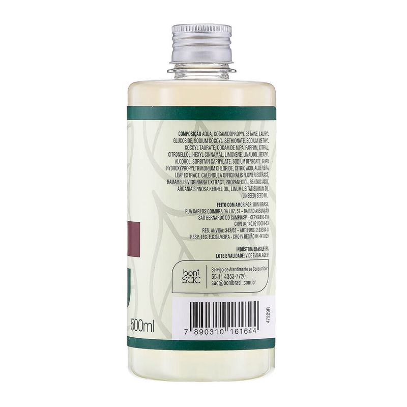 Shampoo-Natural-Hidratacao-Suave-Argan-e-Linhaca-500ml-–-Boni-Natural