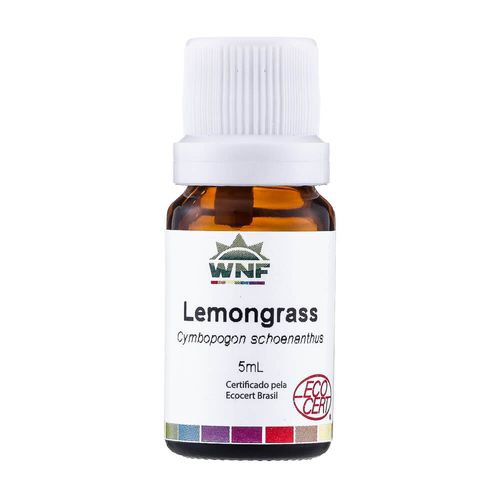Óleo Essencial Orgânico de Lemongrass (Capim-limão) 5ml – WNF