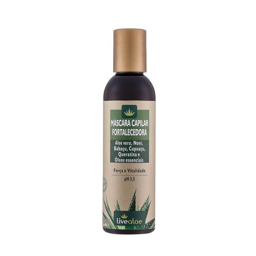 Máscara Capilar Fortalecedora Vegana Natural 250ml – Livealoe