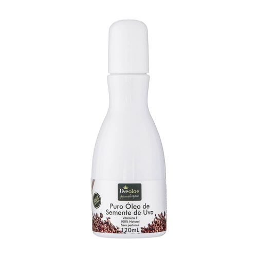 Óleo de Semente de Uva Puro 120ml – Livealoe