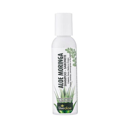 Shampoo e Sabonete Multifuncional Orgânico Aloe Moringa 120ml – Livealoe