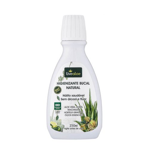 Enxaguante Bucal Natural 250ml – Livealoe