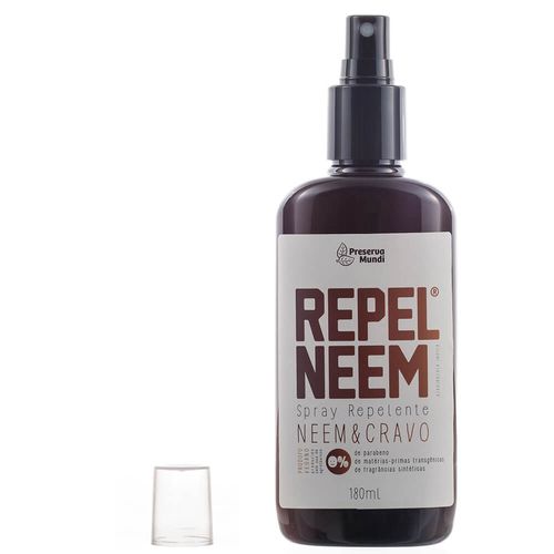 Spray Repelente Natural Repel Neem & Cravo 180ml – Preserva Mundi