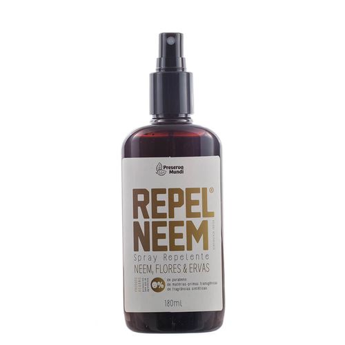 Repel Neem Spray Repelente Natural, Flores & Ervas 180ml - Preserva Mundi