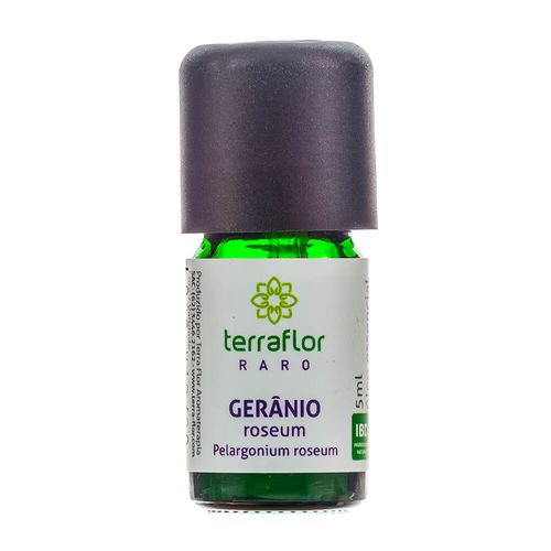 Óleo Essencial Natural de Gerânio Roseum 5ml – Terra Flor