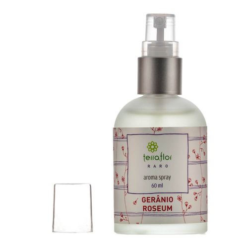 Aroma Spray Natural de Gerânio Roseum para o Corpo e Ambiente 60ml – Terra Flor