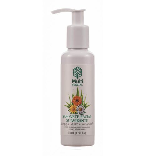 Sabonete Facial Natural Suavizante 110ml - Multi Vegetal