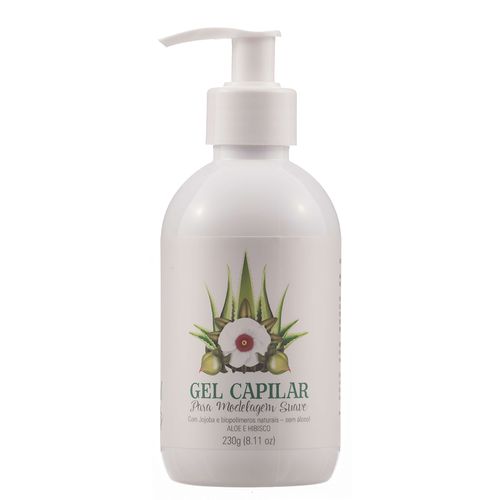 Gel Modelador Capilar Natural com Aloe, Hibisco e Jojoba 230g – Multi Vegetal