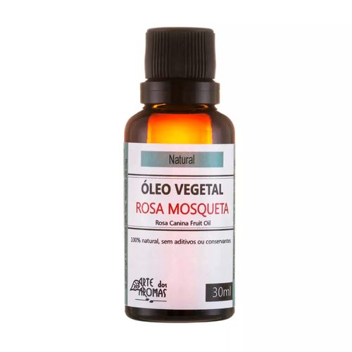 Óleo Vegetal Natural de Rosa Mosqueta 30ml - Arte dos Aromas