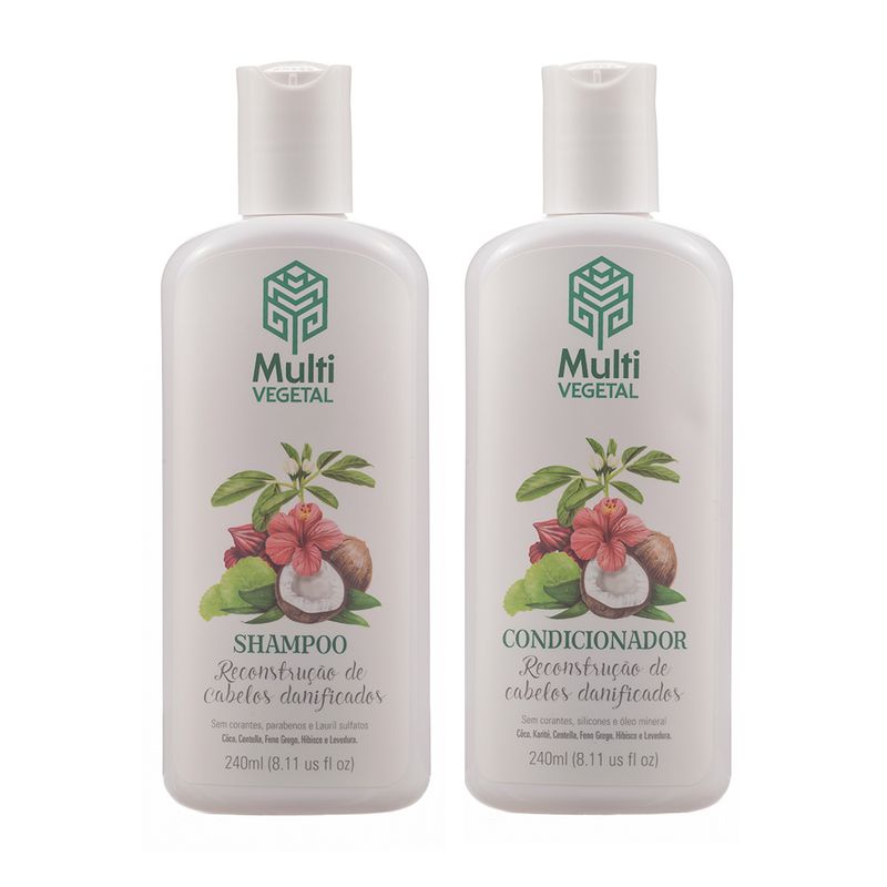 Kit-Natural-Shampoo-e-Condicionador-de-Coco-para-Cabelos-Danificados---Multi-Vegetal