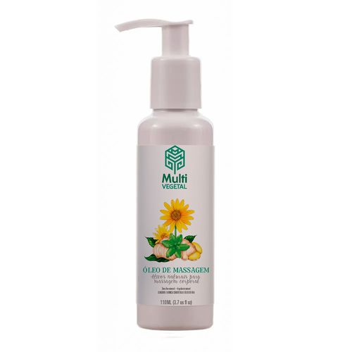 Óleo de Massagem Natural Gengibre e Arnica 120ml – Multi Vegetal