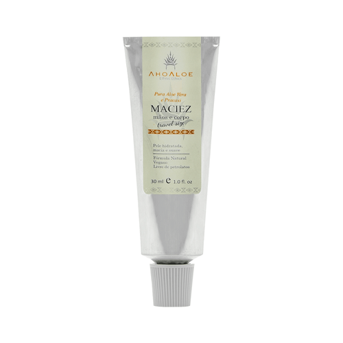 Creme para Mãos Natural e Orgânico Maciez 30ml - AhoAloe