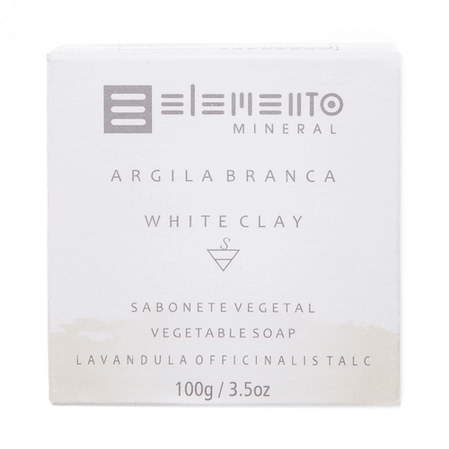 Sabonete de Argila Branca Natural 100g – Elemento Mineral