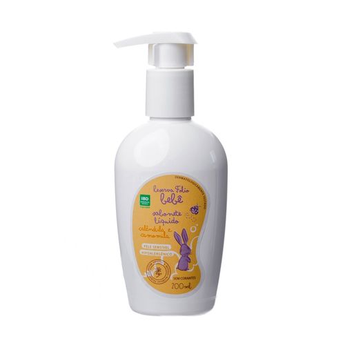 Sabonete Líquido Natural de Calêndula e Camomila para Bebê 200ml – Reserva Folio