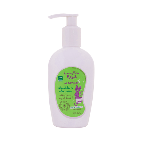 Shampoo Natural de Calêndula e Aloe Vera para Bebê 200ml – Reserva Folio