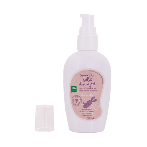 Óleo após Banho Massagem para Bebê Lavanda 100ml – Reserva Folio