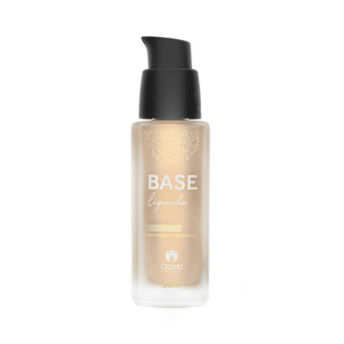 Base Líquida Matte Natural 30ml – Cativa Natureza