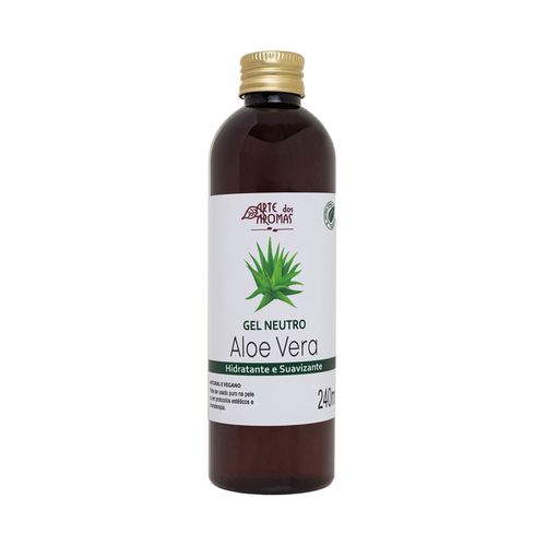 Puro Gel de Aloe Vera Babosa Neutro Hidratante e Suavizante 240ml – Arte dos Aromas