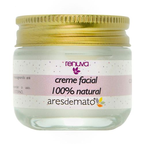 Creme Facial Natural com Óleo de Semente de Uva 30g – Ares de Mato
