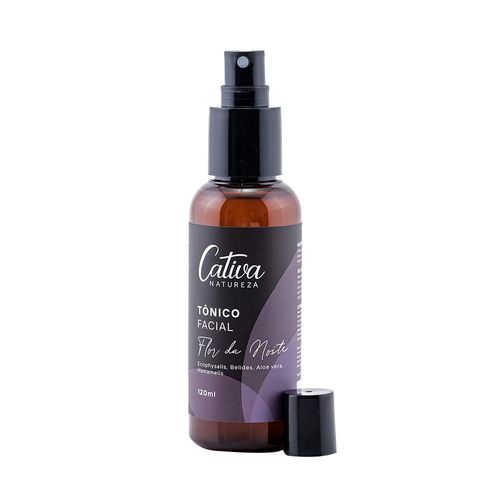 Tônico Facial Natural Flor da Noite 120ml – Cativa Natureza