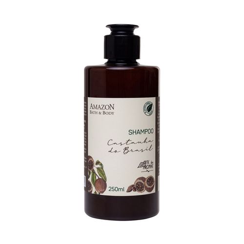 Shampoo Natural Castanha do Brasil para Cabelos Ressecados 250ml - Arte dos Aromas