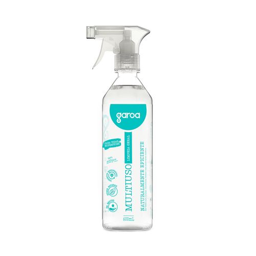 Frasco Borrifador Auxiliar para Limpeza Geral 600ml – Garoa