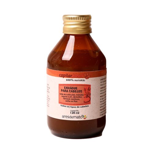 Enxágue de Cabelos Vinagre de Maçã Orgânico 120ml – Ares de Mato