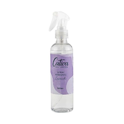 Spray Natural para Ambiente Lavanda 240ml - Cativa Natureza