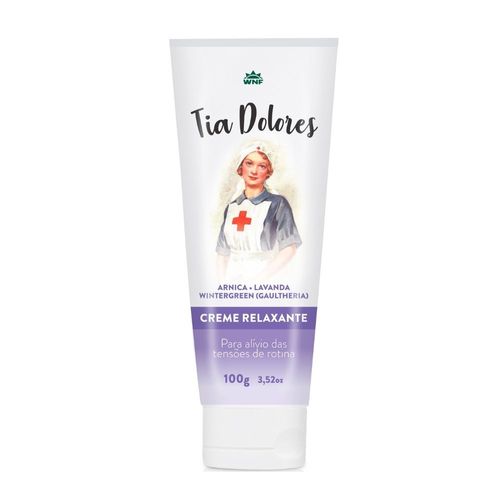 Creme Relaxante Tia Dolores com Arnica e Lavanda 100g - WNF