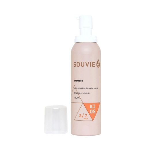 Shampoo Natural Kids com Extrato de mel e maçã 150ml - Souvie