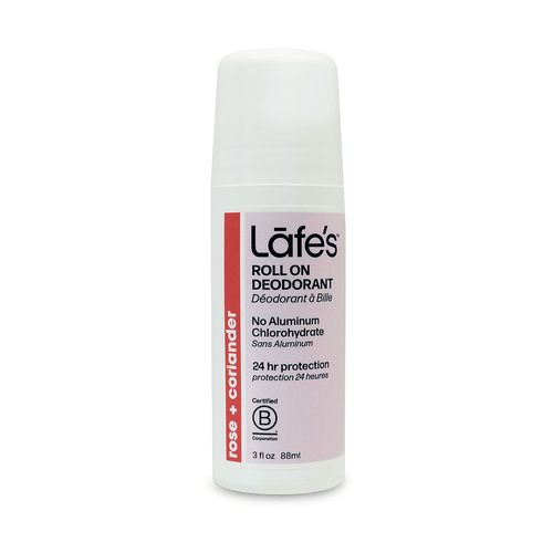 Desodorante Roll-on Natural Rose e Coriander 88ml - Lafe's