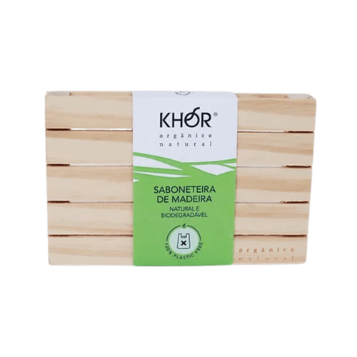 Saboneteira de Madeira - Khor Cosmetics