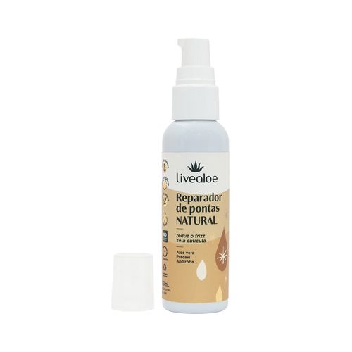 Reparador de Pontas para Cabelos Natural e Vegano 60ml - Livealoe