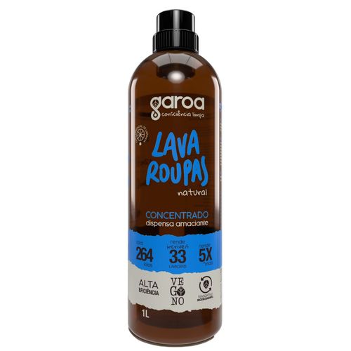 Lava Roupas Vegano Concentrado 1L - Garoa