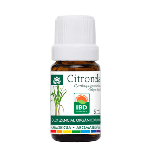 Óleo Essencial de Citronela Orgânico 5ml - WNF