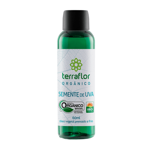 Óleo de Semente de Uva Orgânico 60ml - Terraflor