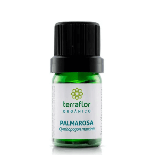 Óleo Essencial Orgânico de Palmarosa 5ml – Terra Flor