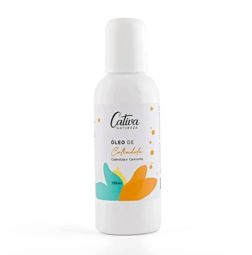 Óleo Vegetal Natural de Calêndula 120ml – Cativa Natureza