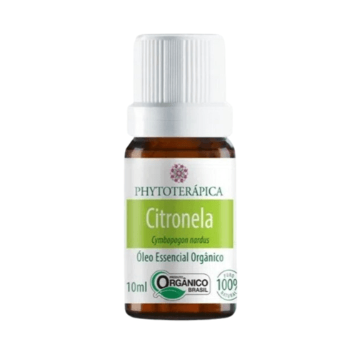 Óleo Essencial de Citronela Orgânico 10ml - Phytoterápica